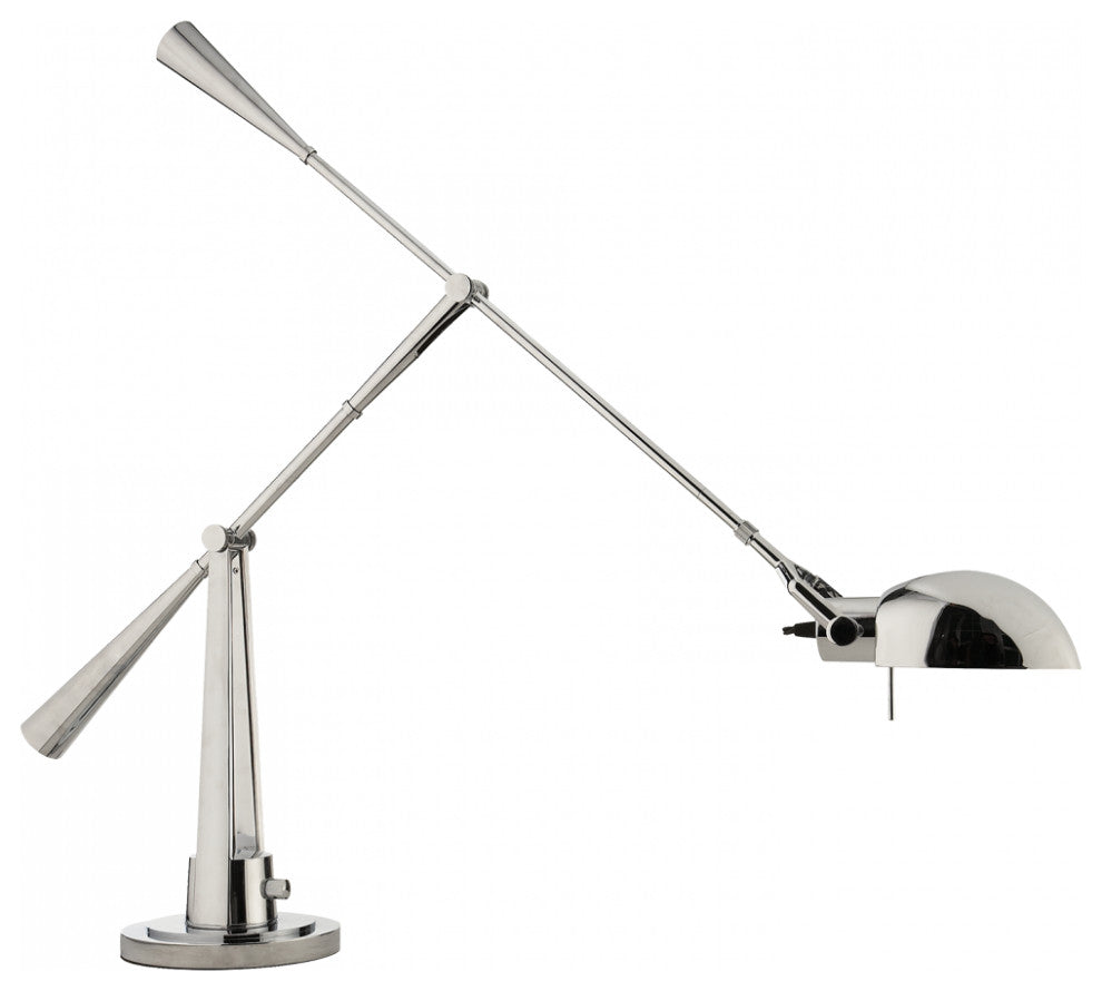 Equilibrium Polished Nickel Table Lamp