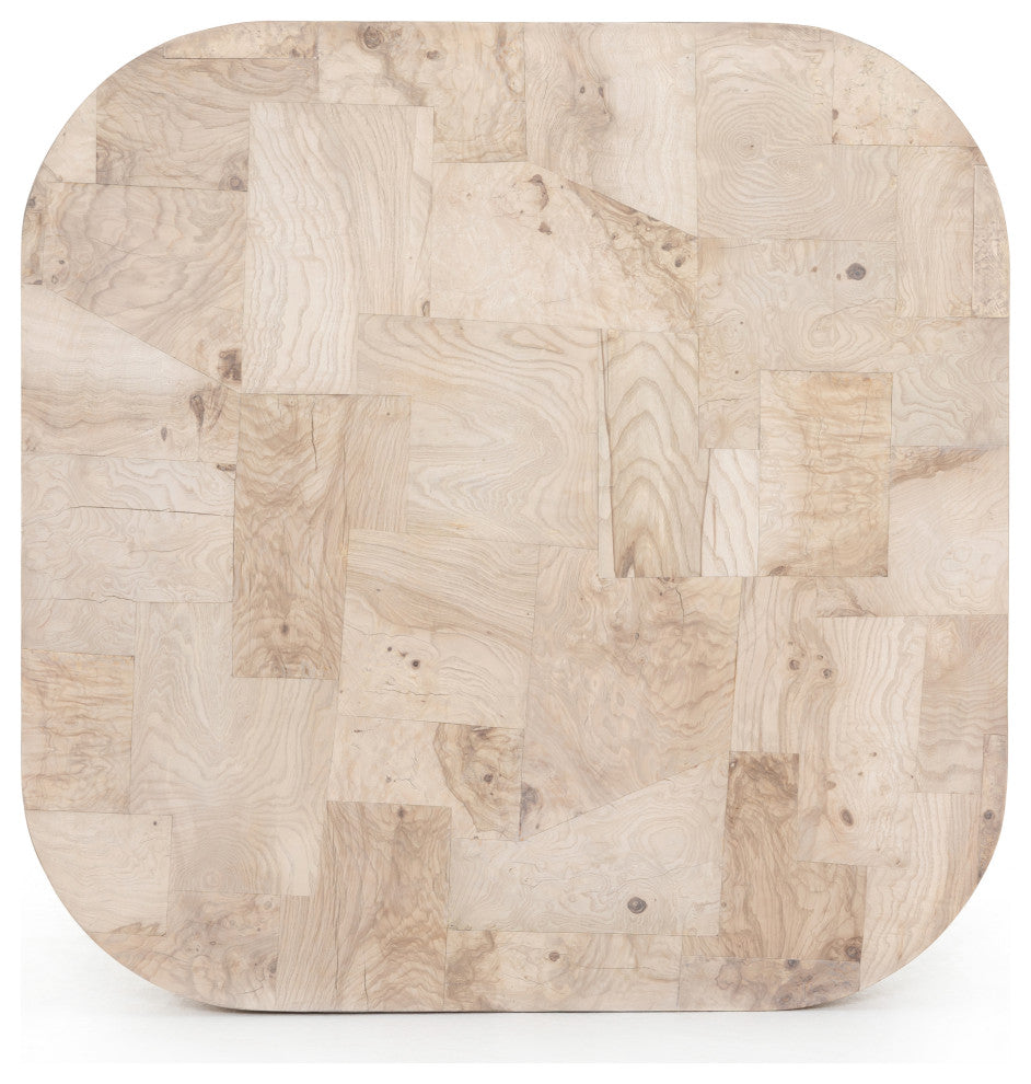 Blanco Coffee Table-Bleached Burl