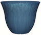 Classic Home and Garden Honeysuckle Resin Flower Pot Planter, Ocean Blue, 15"