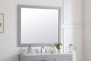 Anderson Rectangle Vanity Mirror, 42", Gray