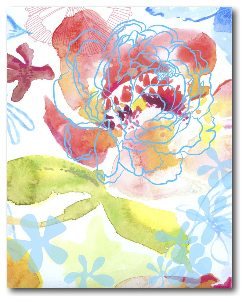 "Blossoms in the Sun II" Gallery-Wrapped Canvas Wall Art, 16"x20"