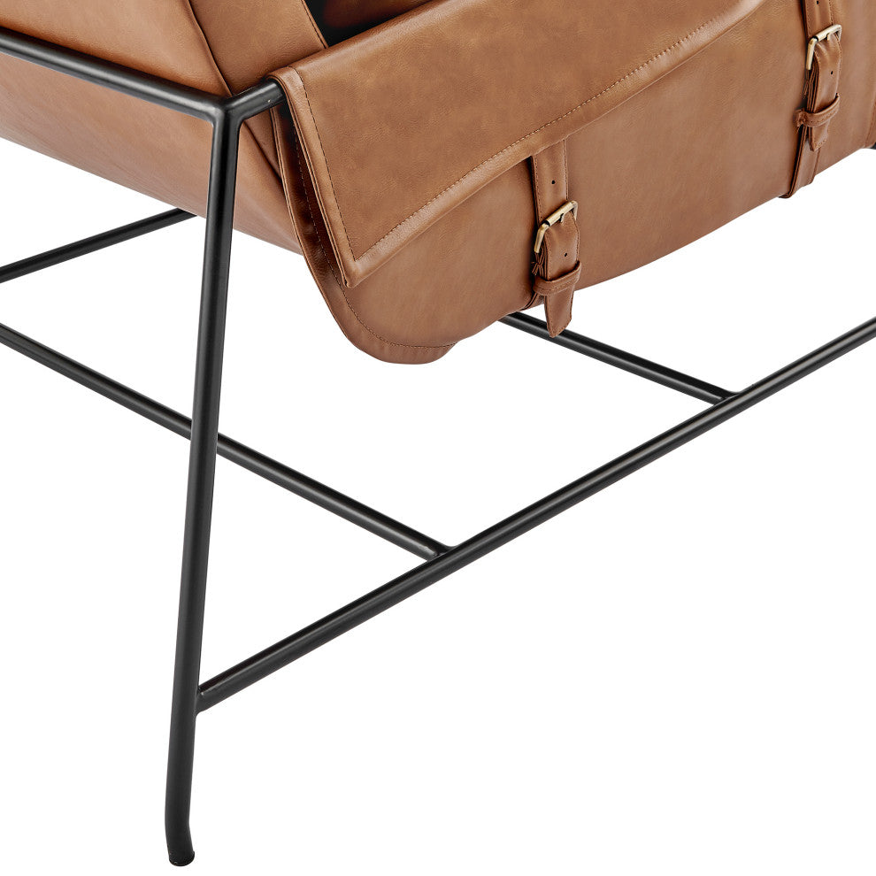 Thierry PU Accent Arm Chair