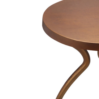 Elements Sarp End Table Antique Brass