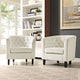 Ivory Prospect 2 Piece Performance Velvet Armchair Set