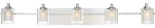 Quoizel KLT8605CLED Five Light Bath Fixture Kolt Polished Chrome