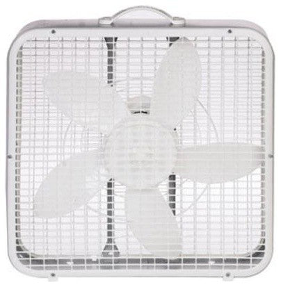 Lasko Compact Box Fan With Carrying Handle, 3-Speed