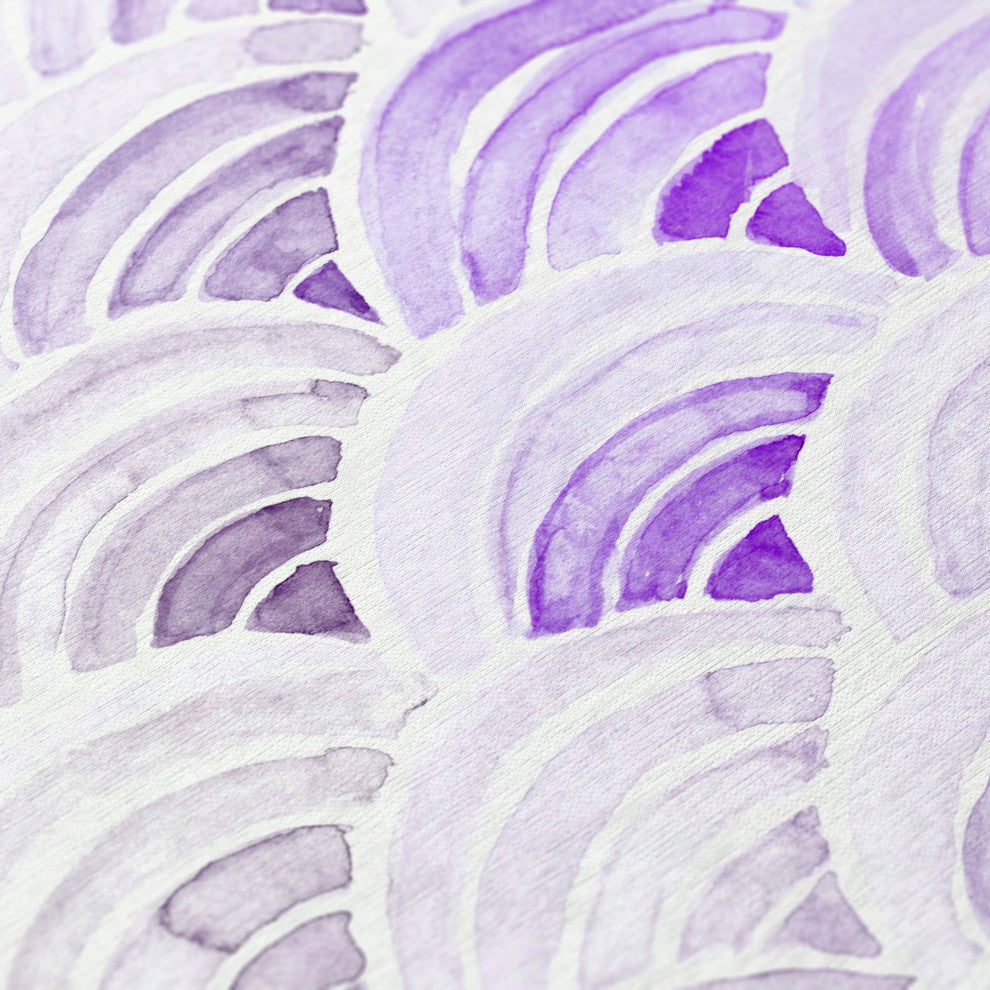 Indoor/Outdoor Seabreeze SZ5 Violet Machine Washable 8' x 8' Round Rug