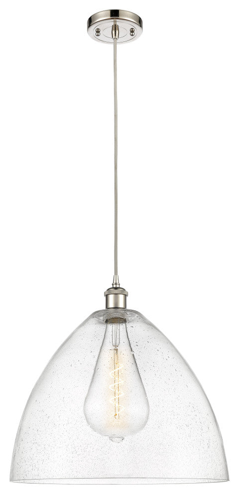 Innovations 516-1P-PN-GBD-164-LED 1-Light Pendant, Polished Nickel