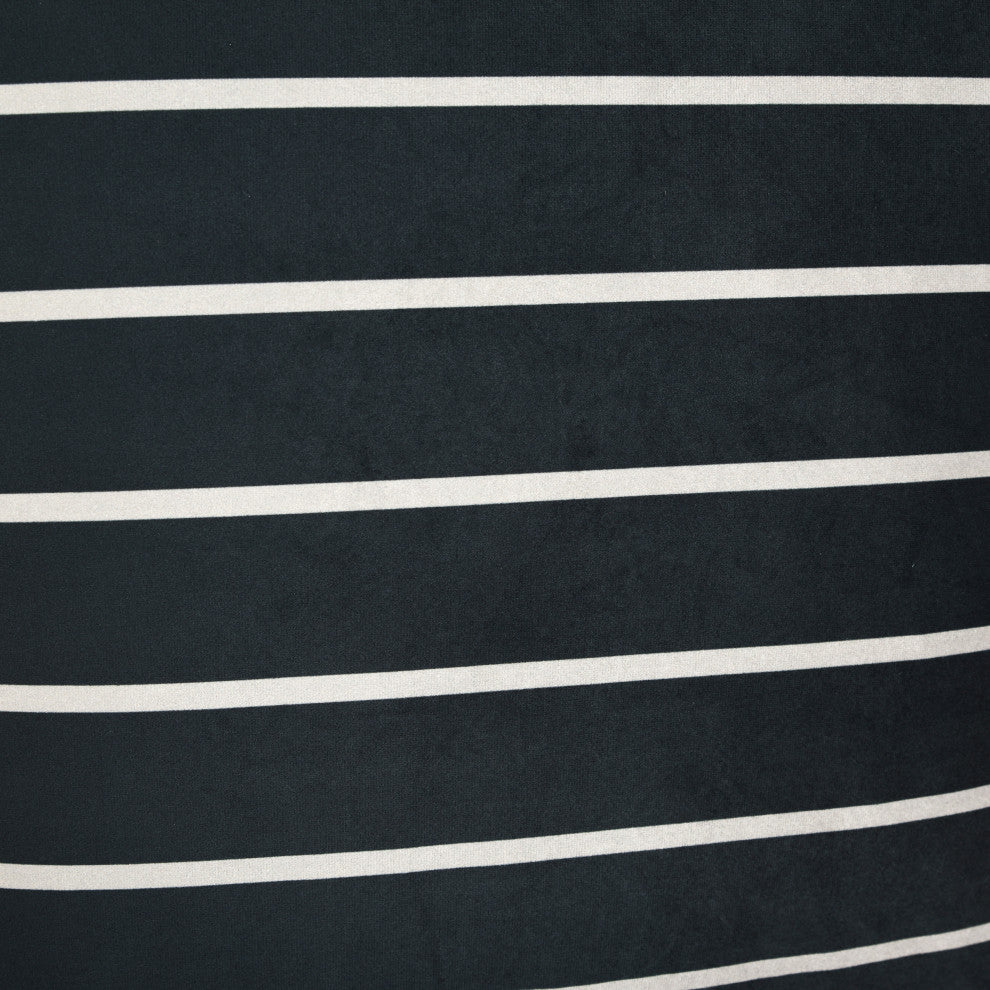 Dann Foley Square Fleece Cushion Striped Upholstery
