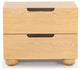 Safavieh Couture Beethoven 2 Drawer Nightstand, Natural