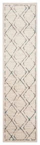 Safavieh Skyler Sky197D Bohemian Rug, Ivory/Blue, 2'0"x12'0" Runner