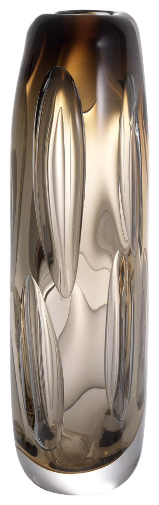 Brown Handblown Glass Vase | Eichholtz Sianni L