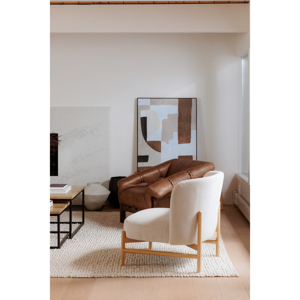First of A Kind Sigge Accent Chair Soft Wheat