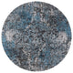 Ahgly Company Indoor Round Mid-Century Modern Area Rugs, 3' Round