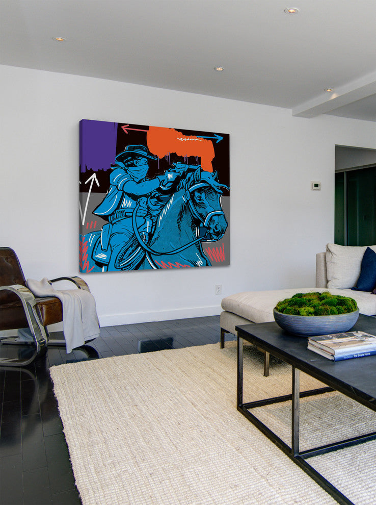 "Raider I" Painting Print on Wrapped Canvas