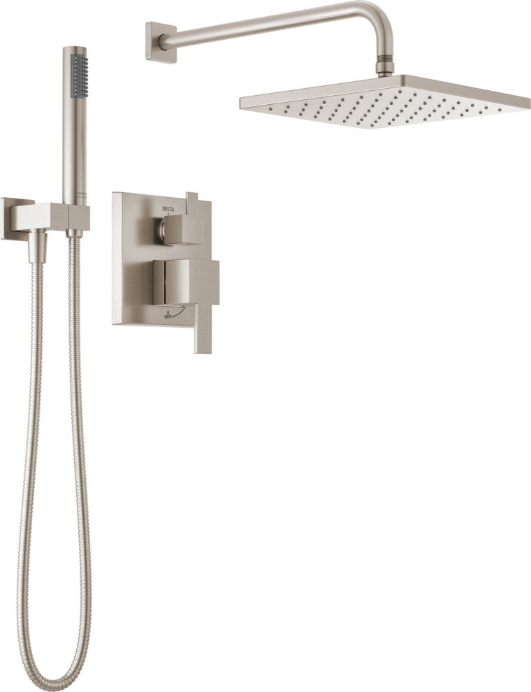 Delta 342701 Modern Square Non Shared Function Shower System - SpotShield