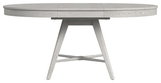 Bayside 48" Wide Solid Ash Round Dining Table, White