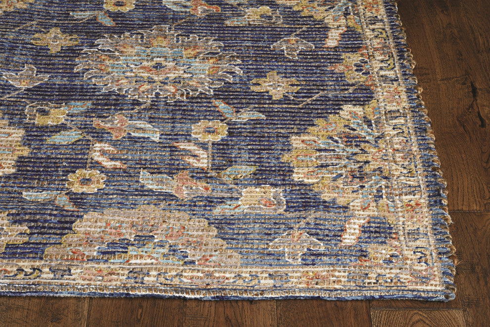 Morris Chloe Distressed Moroccan Accent Rug, Blue, 3'3" X 5'3"