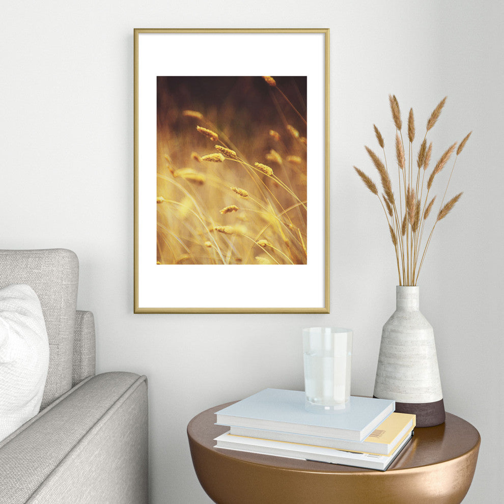 Shannon Clark Amber Metal Framed Art Print