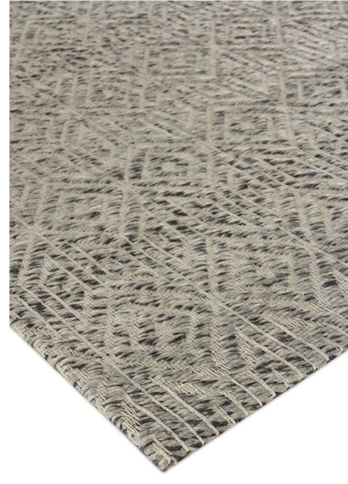 Exquisite Rugs, Woven Earth, Silver, 12''x15''