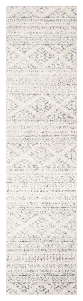 Safavieh Tulum Tul272A Southwestern Rug, Ivory and Gray, 5'3"x7'6"