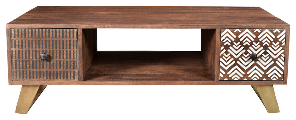 Timbergirl Olga Retro Coffee Table with drawers