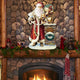 Silent Night Santa Outdoor Decor by Dona Gelsinger