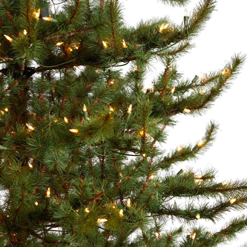 T3352 9 Vancouver Mountain Pine Artificial Christmas Tree With 750 Clear Lights