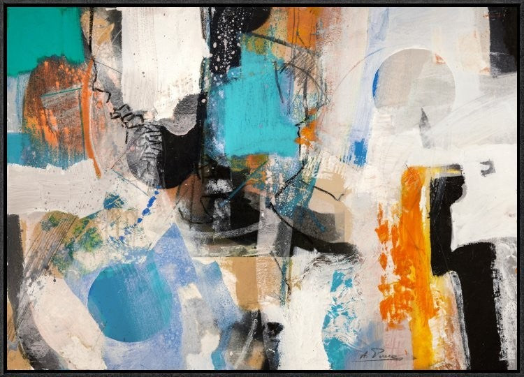 "Jewels" Framed Canvas Giclee by Arthur Pima, 31x22"