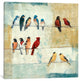 "The Usual Suspects Gallery" by Avery Tillmon, 26x26x1.5"