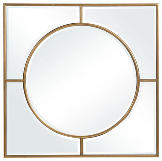 Uttermost Stanford Gold Square Mirror