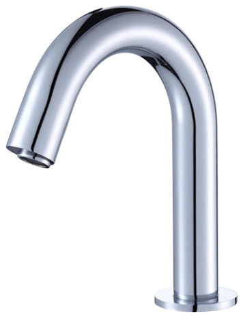 Fontana Marsala Gooseneck Volume Commercial Motion Sensor Faucet, Soap Dispenser