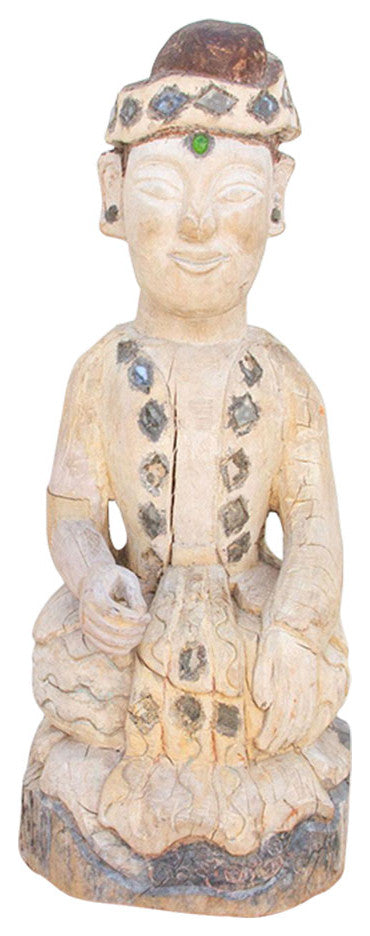 19th Century Burmese Jeweled Buddha