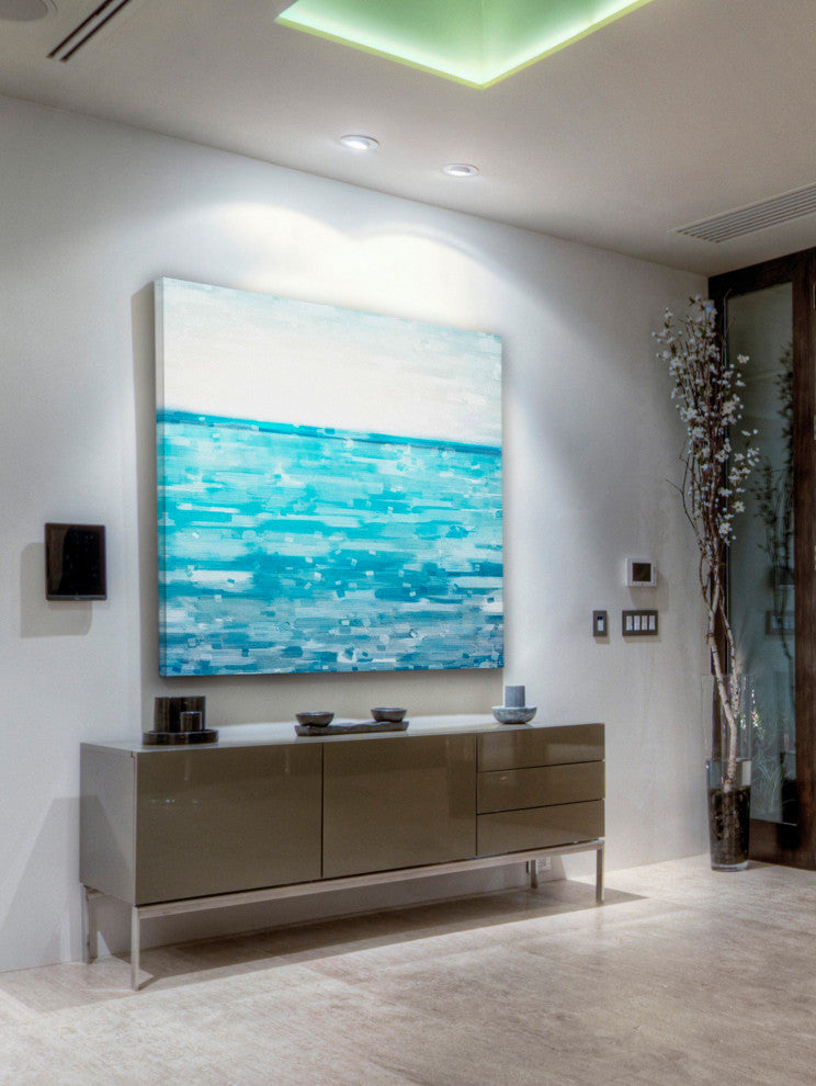 "Ana Maria Island" Print on Canvas, 24"x24"