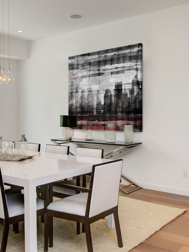 "Bold City" Print on Canvas, 24"x24"