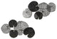 Madison Park Lenzie Multi-colored Lily Pad Leaves 2-piece Metal Wall Decor Set