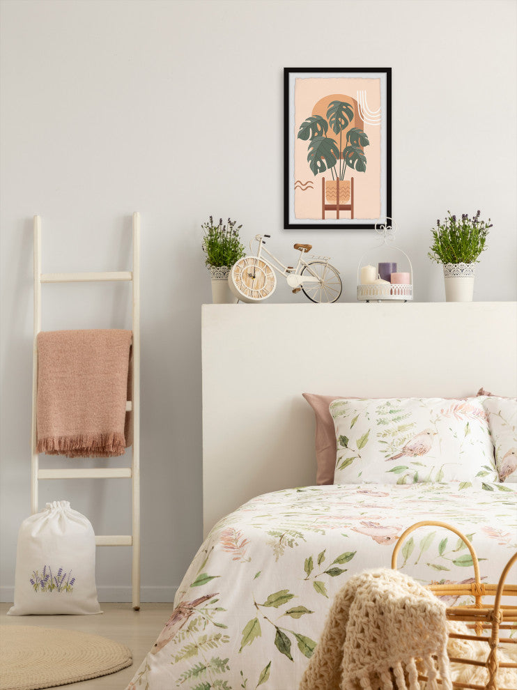 "Plant Connection" Framed Painting Print, 20x30
