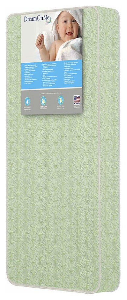 Dream On Me Bedtime 2-Sided Crib and Toddler 150 Coil Mattress