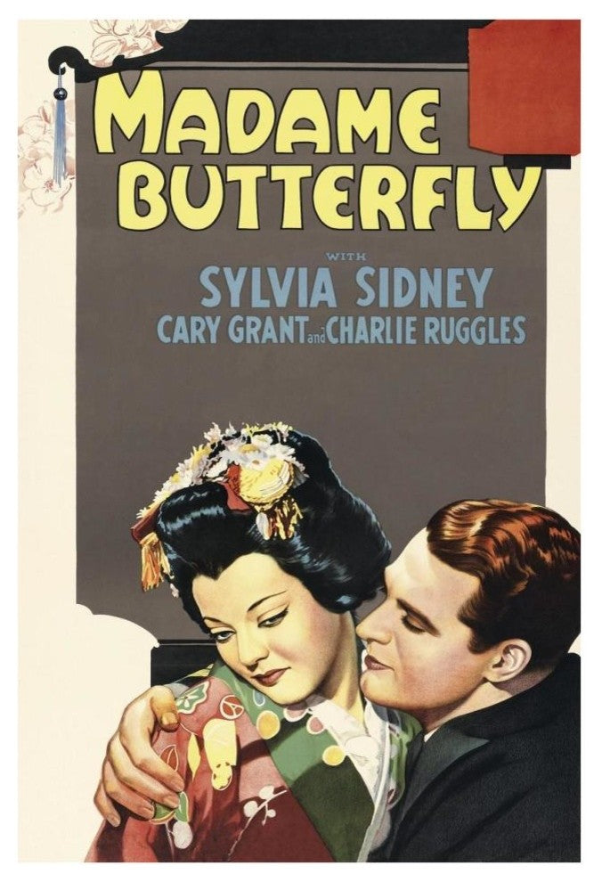 "Vintage Film Posters: Madame Butterfly" Digital Paper Print, 26"x38"