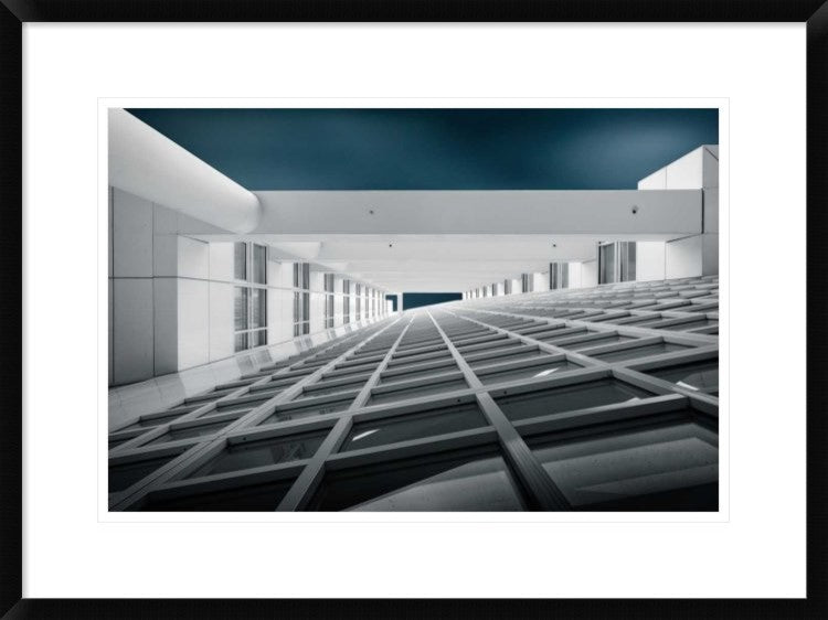 "Corridors Of Power" Framed Digital Print by Michiel Hageman, 30x22"