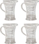 Pomeroy Provence Pitchers Clear Glasses, Set of 4