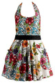 India Flower Vintage Apron