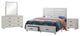 Coaster Brantford 4-piece Queen Storage Wood Bedroom Set in Coastal White