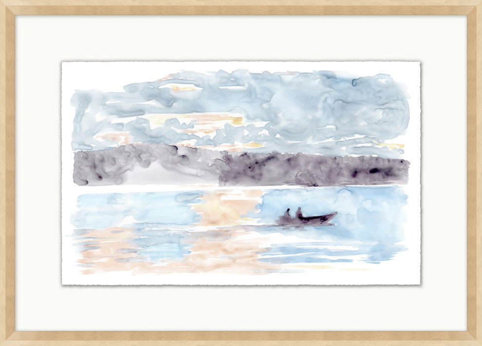 Sunset Lakeshore 3, Giclee Reproduction Artwork