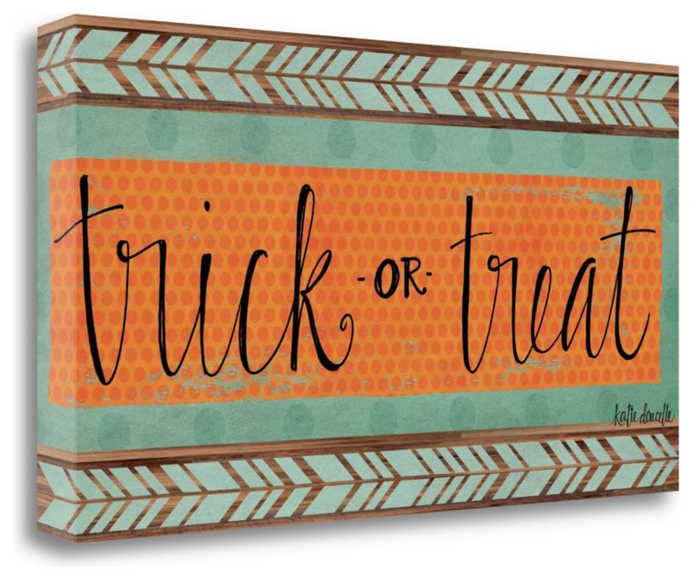 "Trick Or Treat" By Katie Doucette, Giclee Print on Gallery Wrap Canvas