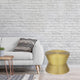 Wire golden Stool Side Table