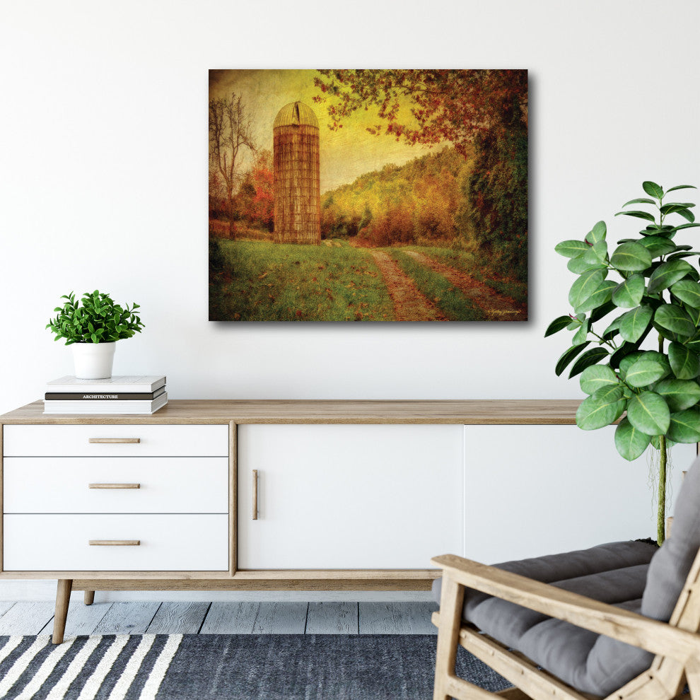 Courtside Market Early Autumn 16"x20" Gallery-Wrapped Canvas Wall Art