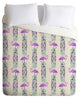 Deny Designs Iveta Abolina Pattern of Flamingo Duvet Cover - Lightweight