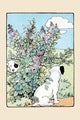 Snip and Snap Play in the Lilac Bushes- Canvas Poster 20" x 30"