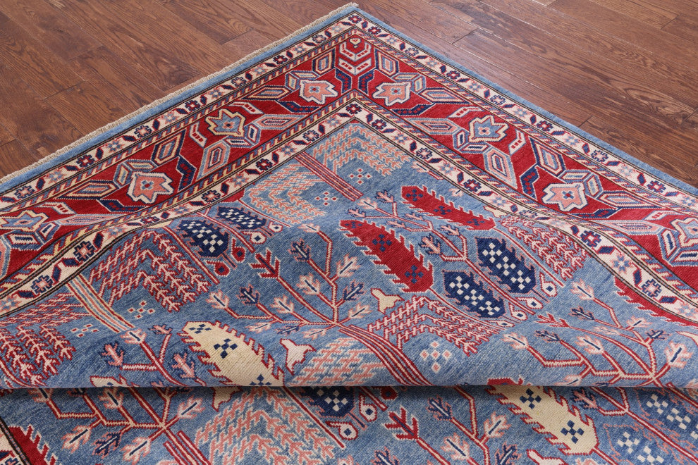 8' 0" X 10' 0" Persian Ziegler Hand Knotted Wool Rug Q4443